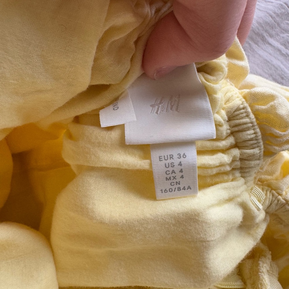 Yellow Ruffled Dress - Picture 3 of 3